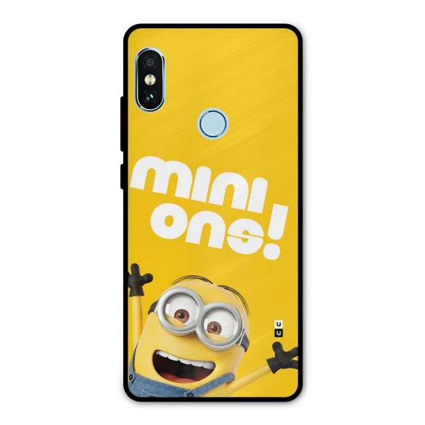 Happy Minion Metal Back Case for Redmi Note 5 Pro