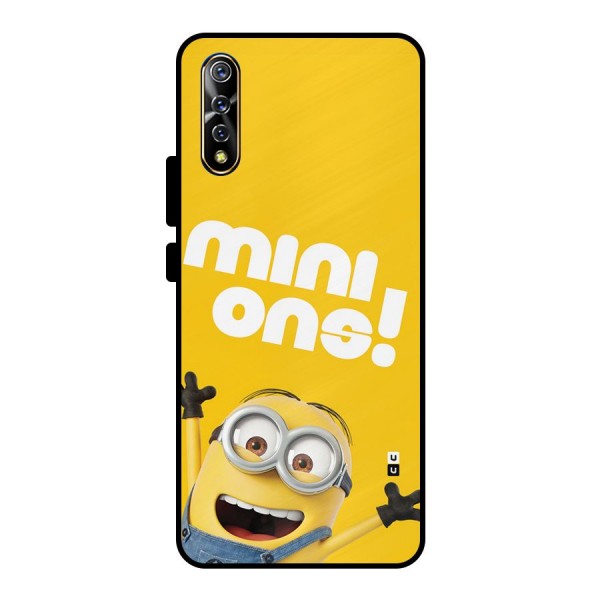 Happy Minion Metal Back Case for Vivo S1