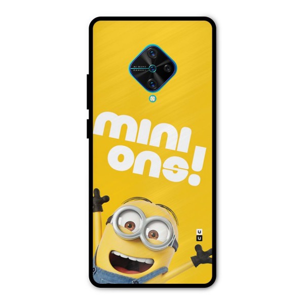 Happy Minion Metal Back Case for Vivo S1 Pro