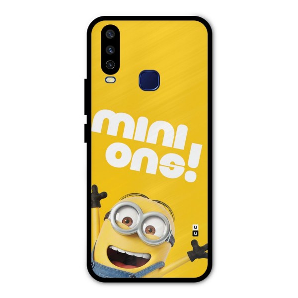 Happy Minion Metal Back Case for Vivo U10