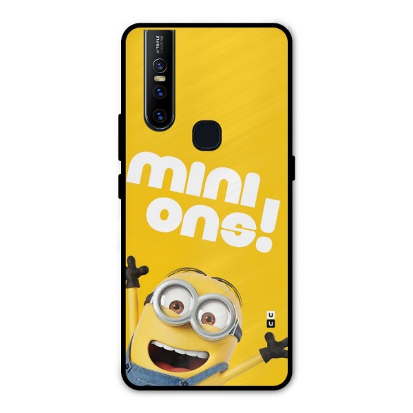 Happy Minion Metal Back Case for Vivo V15