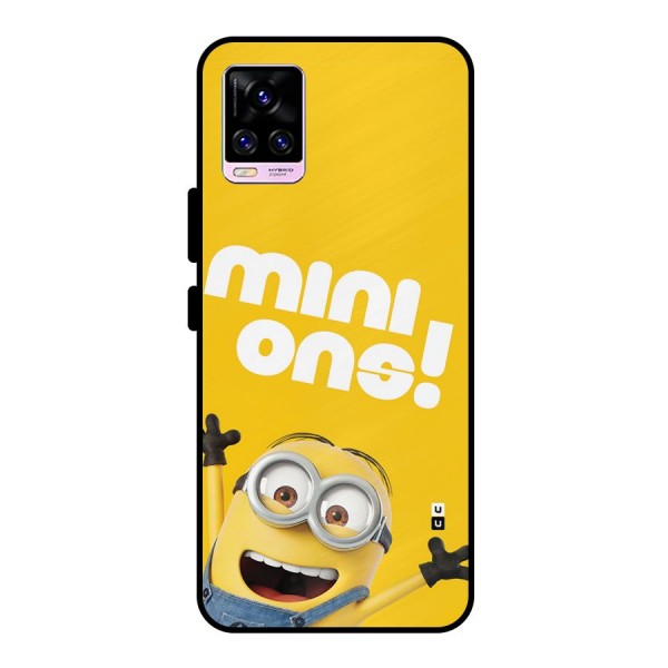 Happy Minion Metal Back Case for Vivo V20 Pro