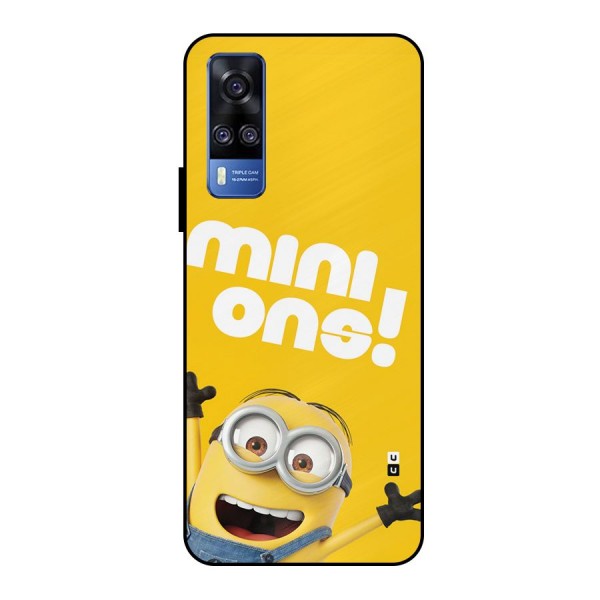 Happy Minion Metal Back Case for Vivo Y51