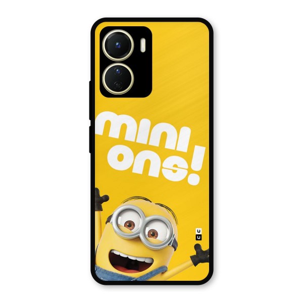 Happy Minion Metal Back Case for Vivo Y56