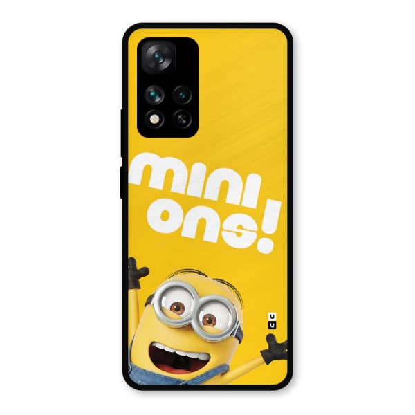 Happy Minion Metal Back Case for Xiaomi 11i Hypercharge 5G