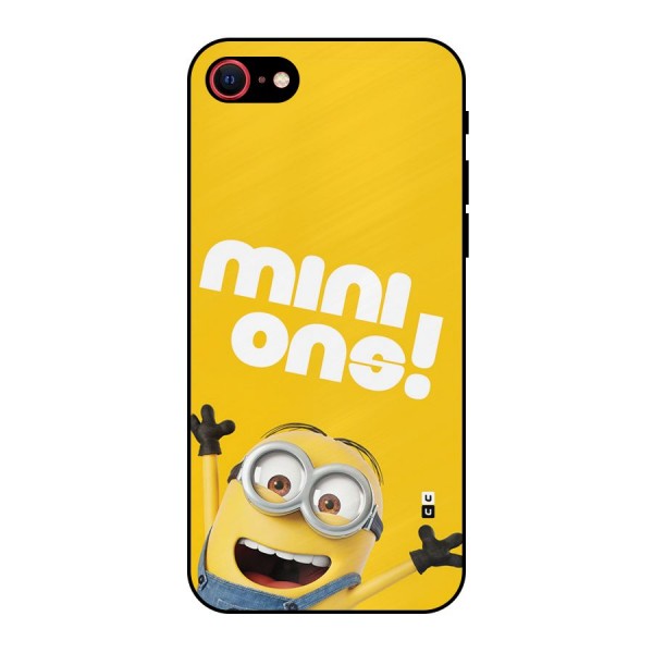 Happy Minion Metal Back Case for iPhone 7