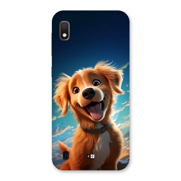 Happy Puppy Back Case for Galaxy A10