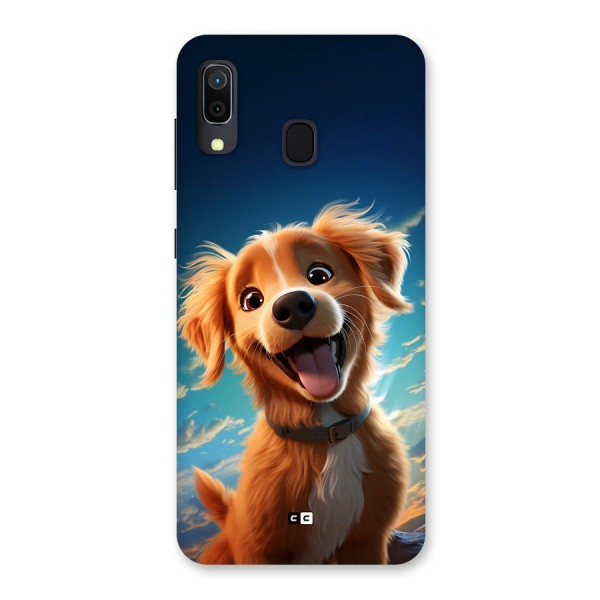 Happy Puppy Back Case for Galaxy A30