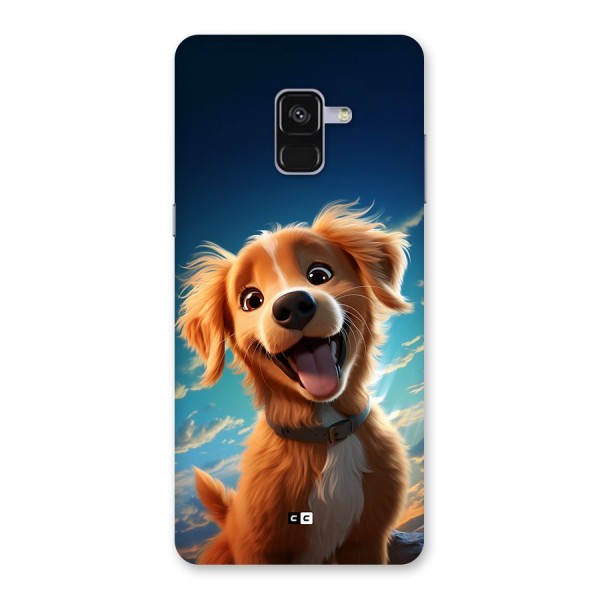 Happy Puppy Back Case for Galaxy A8 Plus