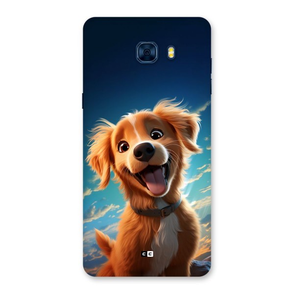 Happy Puppy Back Case for Galaxy C7 Pro