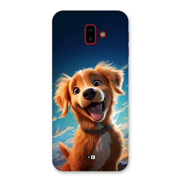 Happy Puppy Back Case for Galaxy J6 Plus