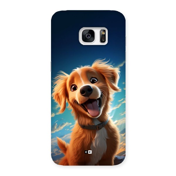 Happy Puppy Back Case for Galaxy S7 Edge