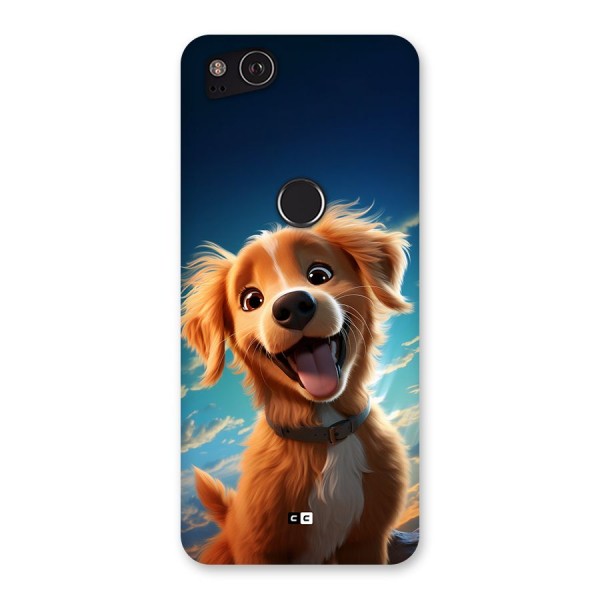 Happy Puppy Back Case for Google Pixel 2