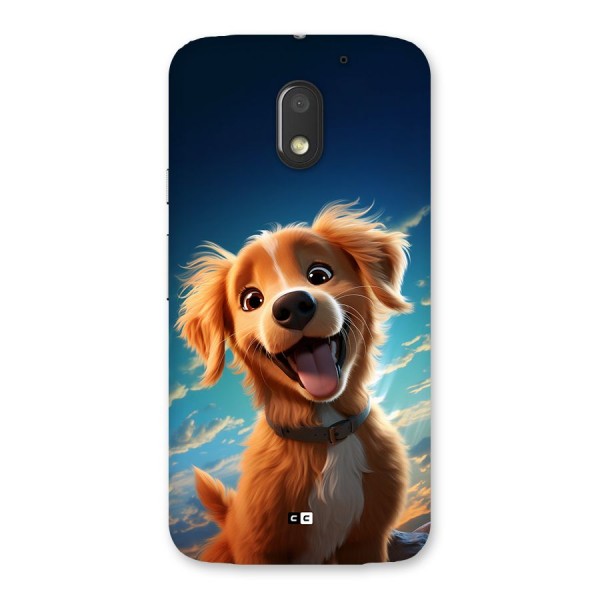 Happy Puppy Back Case for Moto E3 Power