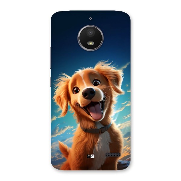 Happy Puppy Back Case for Moto E4