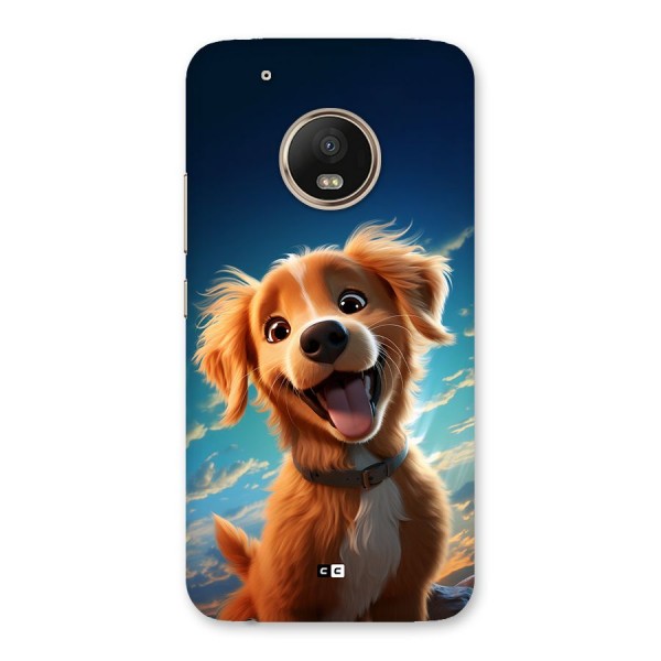 Happy Puppy Back Case for Moto G5 Plus