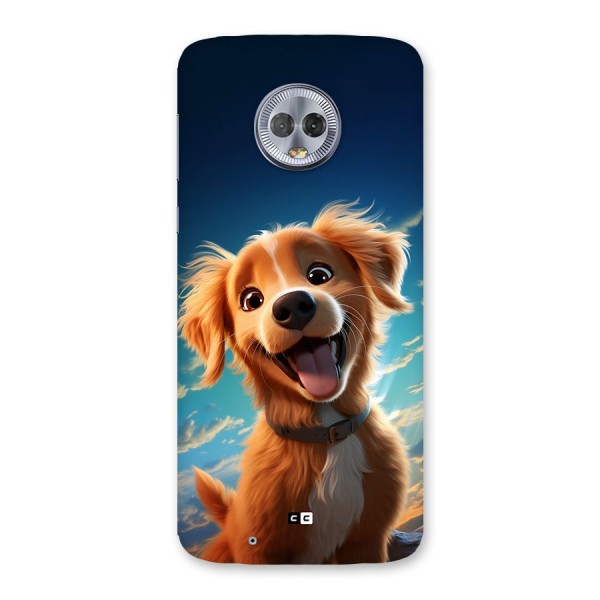 Happy Puppy Back Case for Moto G6