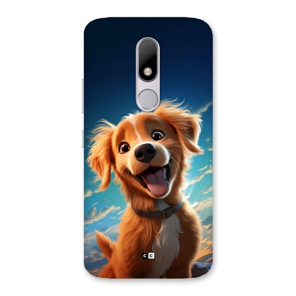 Happy Puppy Back Case for Moto M