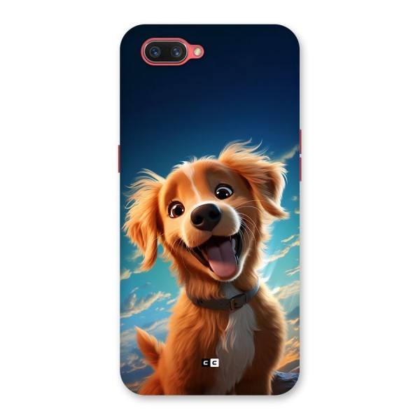 Happy Puppy Back Case for Oppo A3s