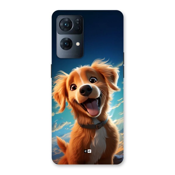 Happy Puppy Back Case for Oppo Reno7 Pro 5G