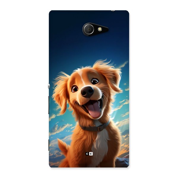 Happy Puppy Back Case for Xperia M2