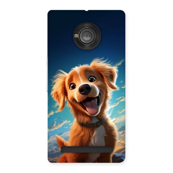 Happy Puppy Back Case for Yuphoria