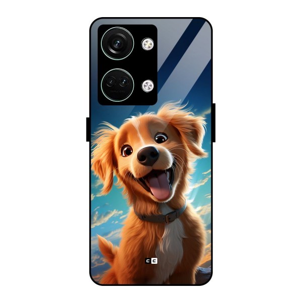 Happy Puppy Glass Back Case for Oneplus Nord 3
