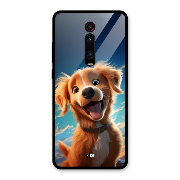 Happy Puppy Glass Back Case for Redmi K20