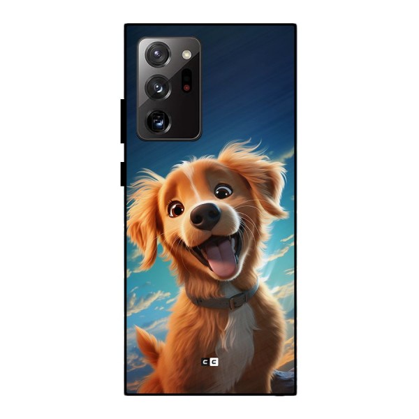 Happy Puppy Metal Back Case for Galaxy Note 20 Ultra