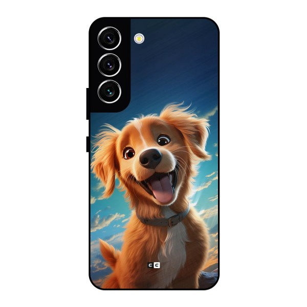 Happy Puppy Metal Back Case for Galaxy S22 5G