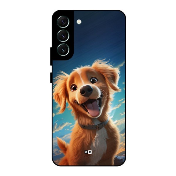 Happy Puppy Metal Back Case for Galaxy S22 Plus 5G