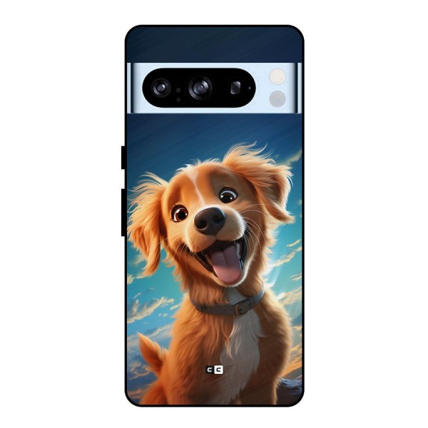 Happy Puppy Metal Back Case for Google Pixel 8 Pro