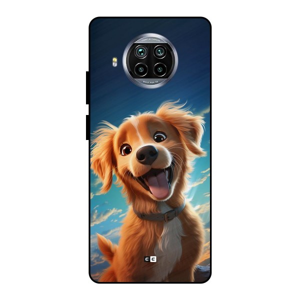 Happy Puppy Metal Back Case for Mi 10i