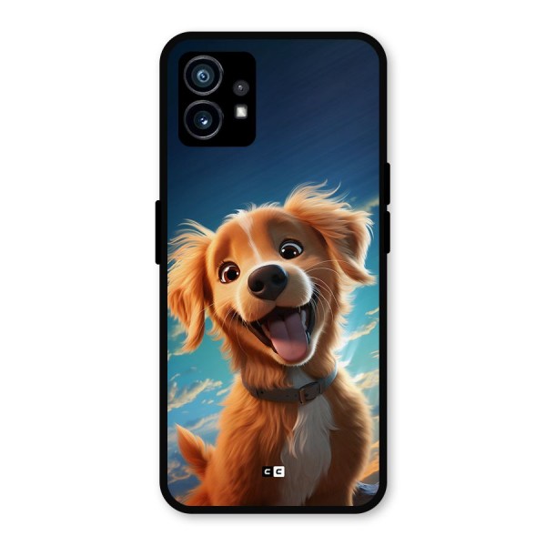 Happy Puppy Metal Back Case for Nothing Phone 1