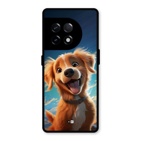 Happy Puppy Metal Back Case for OnePlus 11R