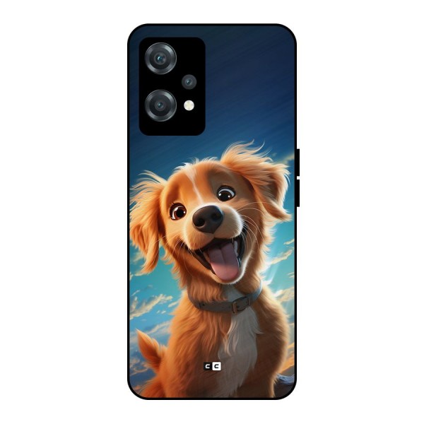 Happy Puppy Metal Back Case for OnePlus Nord CE 2 Lite 5G