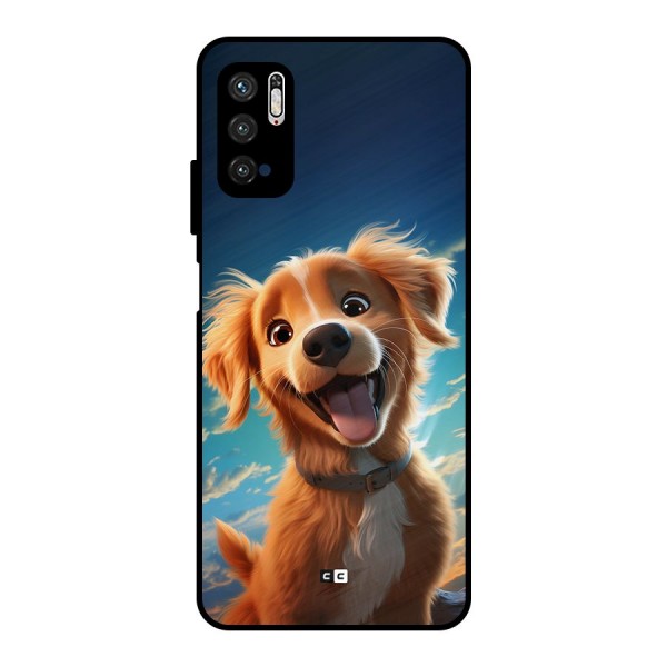 Happy Puppy Metal Back Case for Poco M3 Pro 5G