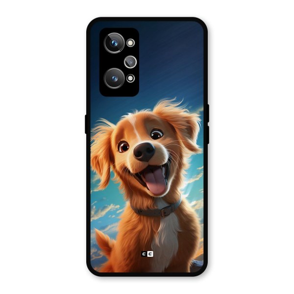 Happy Puppy Metal Back Case for Realme GT 2