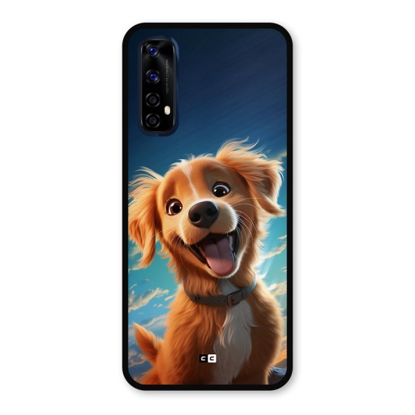 Happy Puppy Metal Back Case for Realme Narzo 20 Pro