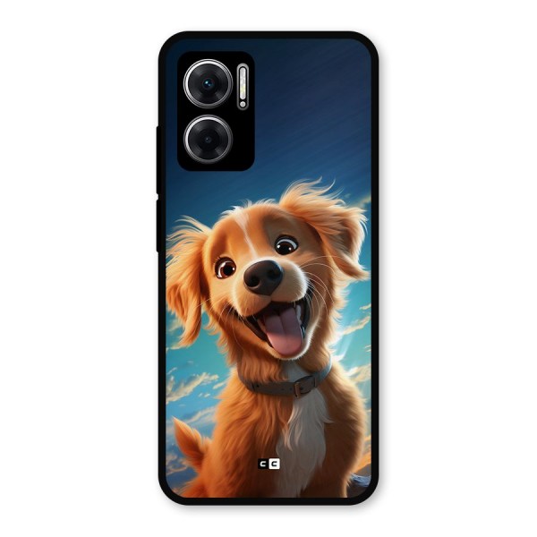 Happy Puppy Metal Back Case for Redmi 11 Prime 5G