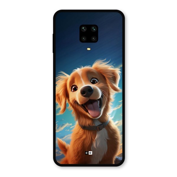 Happy Puppy Metal Back Case for Redmi Note 10 Lite