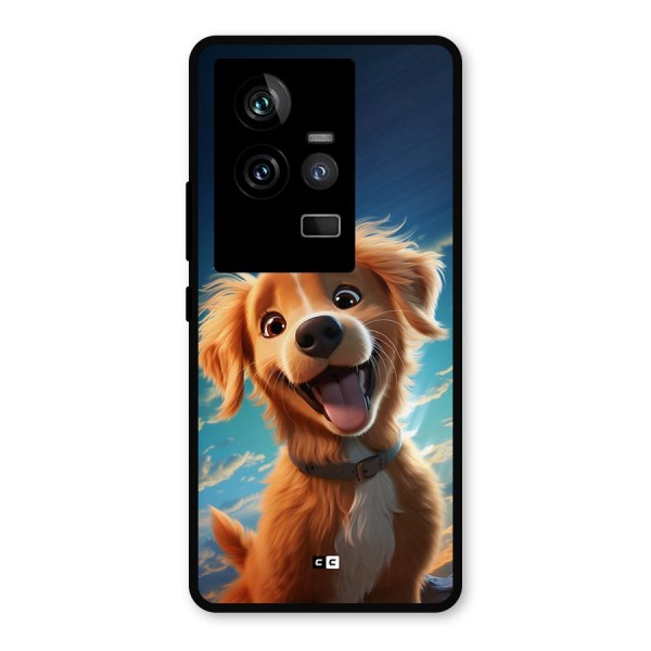 Happy Puppy Metal Back Case for iQOO 11 5G