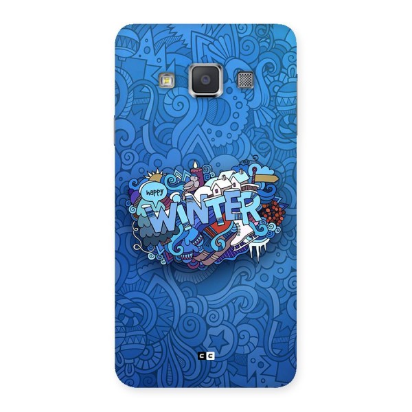 Happy Winter Back Case for Galaxy A3