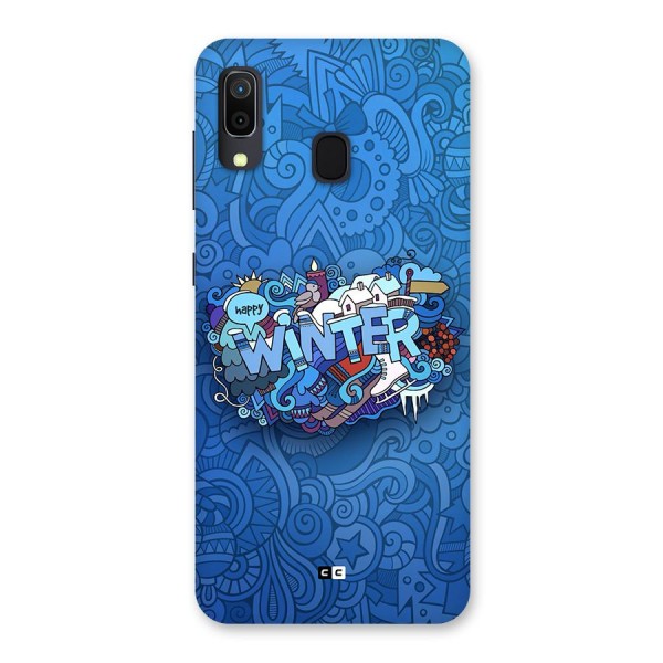 Happy Winter Back Case for Galaxy A30