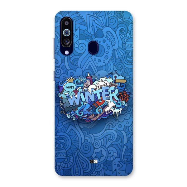 Happy Winter Back Case for Galaxy A60