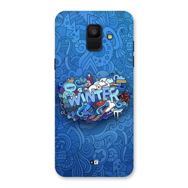 Happy Winter Back Case for Galaxy A6 (2018)