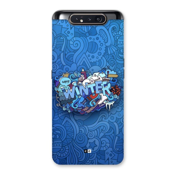 Happy Winter Back Case for Galaxy A80