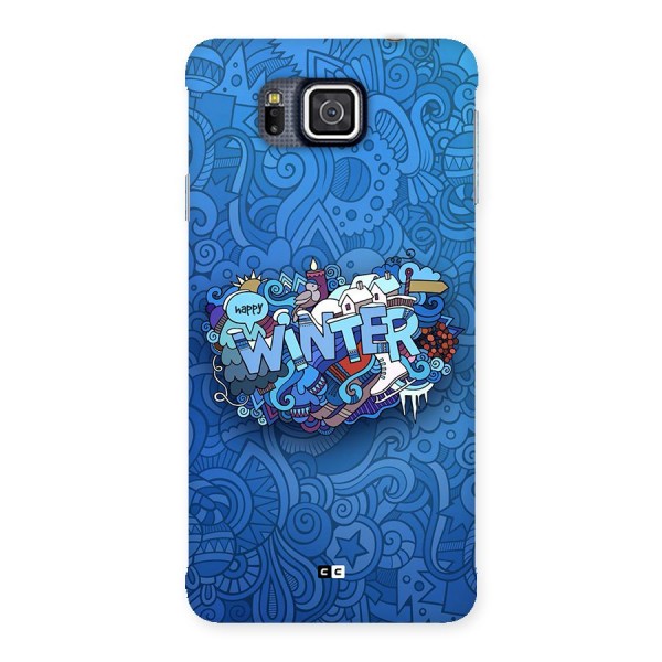 Happy Winter Back Case for Galaxy Alpha