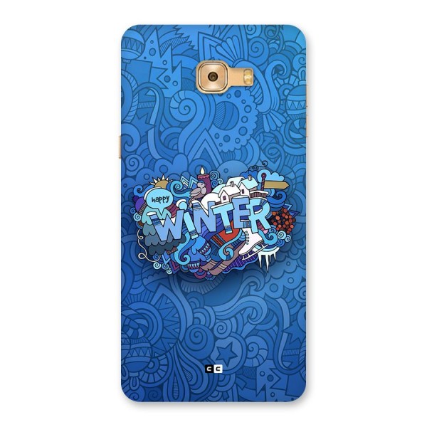 Happy Winter Back Case for Galaxy C9 Pro