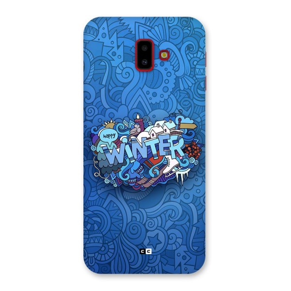 Happy Winter Back Case for Galaxy J6 Plus